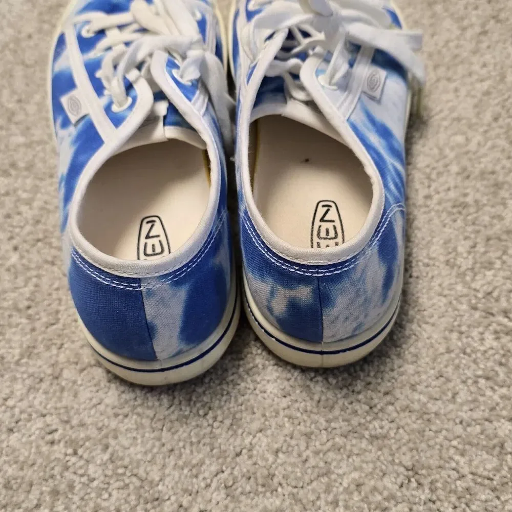 Keen Womens Size 7.5 Elsa Lite Blue White‎ Casual Fashion Sneakers Shoes